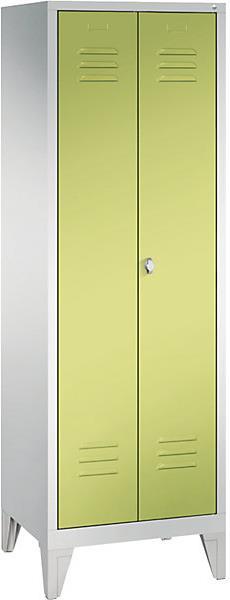 Produktbild C+P CLASSIC Aufbewahrungsschrank mit Füssen, zueinander schlagende Türen (61 cm, 185 cm)