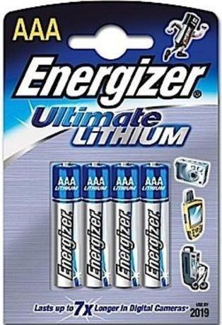 Immagine prodotto Energizer Ultimate Lithium (4 pz., AAA, 1150 mAh)