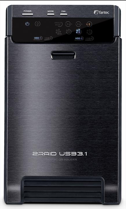 Actual product image Fantec QB-X2U31z 2 x 3.5 SATA Raid HDD USB 3.1 (3.5")