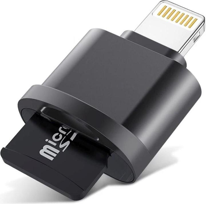 Produktbild PowerGuard Mini Lightning MicroSD Adapter für Photo, Video, File Transfer (Lightning, MicroDot)