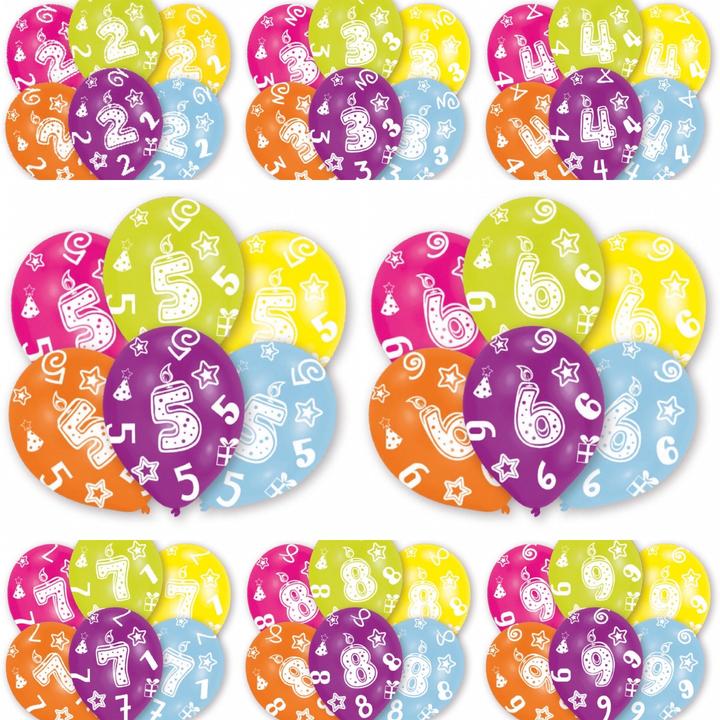 Actual product image Amscan Number 2 (6 x)