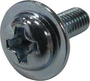 Produktbild RND Components Schraube mit Unterlegscheibe, Integrierte Unterlegscheibe, Phillips, PH2, M3, 6mm, Packung à 100 (100 Schrauben pro Stück)