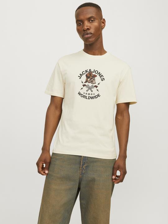 Image du produit Jack & Jones Jorseven Skull Tee Ss Crew Neck Sn (XS)