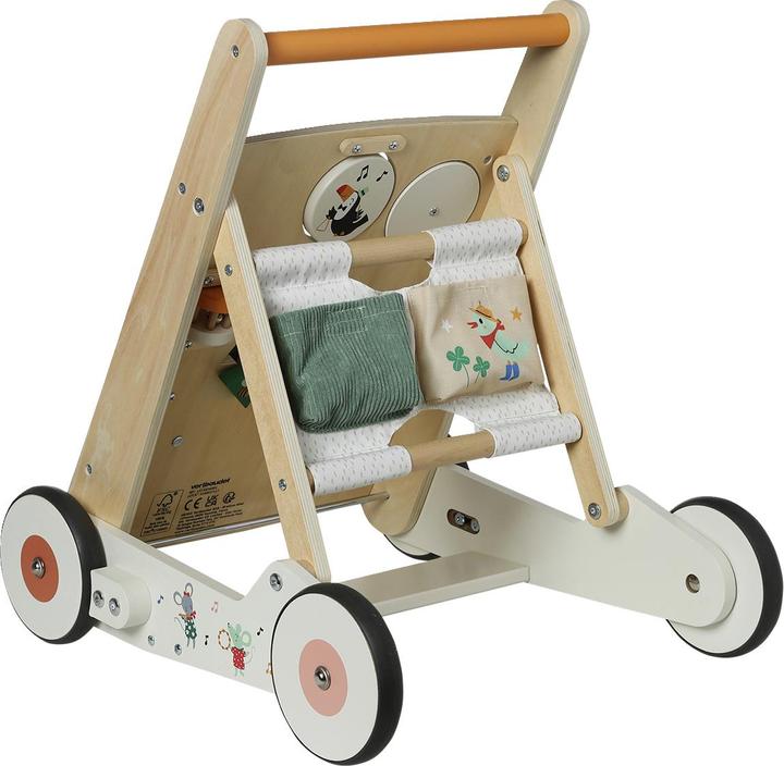Vertbaudet Passeggino per bambini HAPPY ANIMALS in legno FSC