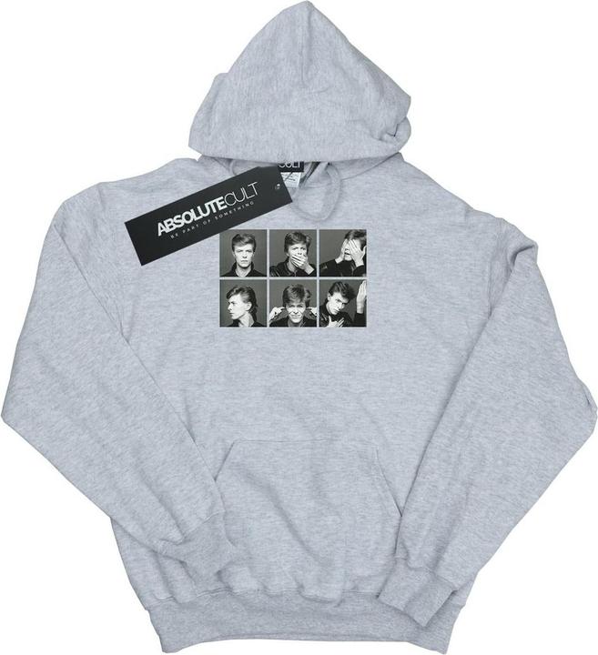 Immagine prodotto David Bowie Photo Collage Felpa con Cappuccio Uomo (4XL)