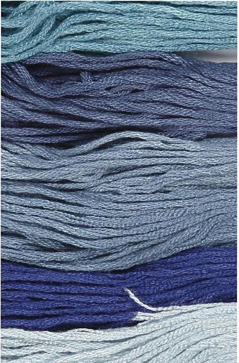Actual product image Creativ Company Embroidery thread cotton blue (8 m)