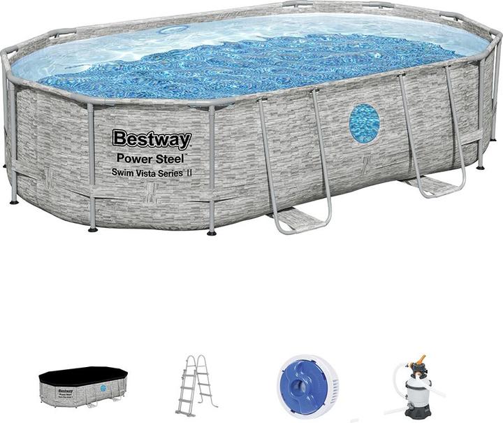 Produktbild Bestway Power Steel Swim Vista Series (488 x 305 x 107 cm)
