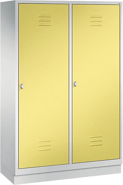 Produktbild C+P CLASSIC Garderobenschrank mit Sockel, Tür über 2 Abteile (30 cm, 180 cm)