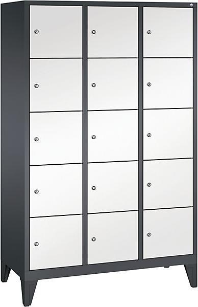Actual product image C+P CLASSIC compartment cabinet with feet (120 cm, 185 cm)
