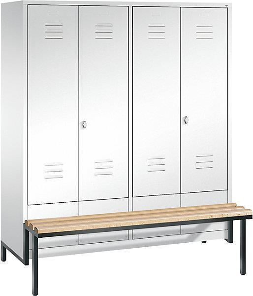 Actual product image C+P CLASSIC wardrobe with bench base, doors hitting each other (40 cm, 185 cm)