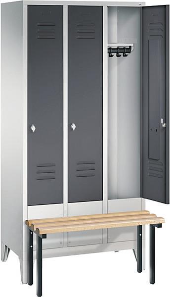 Immagine prodotto C+P Armadio CLASSIC con sedile anteriore a panca (90 cm, 185 cm)