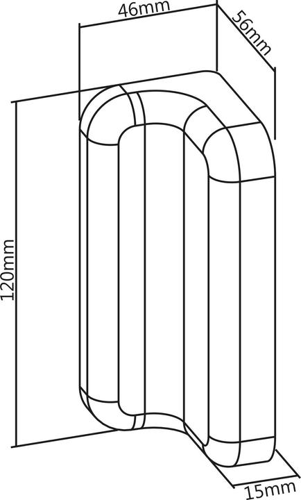 Immagine prodotto InLine Staffa di montaggio Slatwall per pannello a parete - Bianco - Set di 2