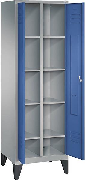 Immagine prodotto C+P ARMADIO CLASSICO con piedini, ante che oscillano l'una verso l'altra (61 cm, 185 cm)