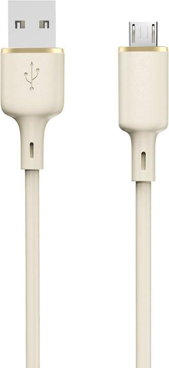 Produktbild Dudao L7SM USB-A - Micro-USB-Kabel 5A 1m - Beige (1 m)