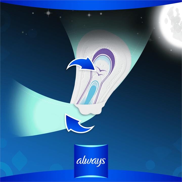 Actual product image Always Ultra Secure Night (16 x, Sanitary pads)
