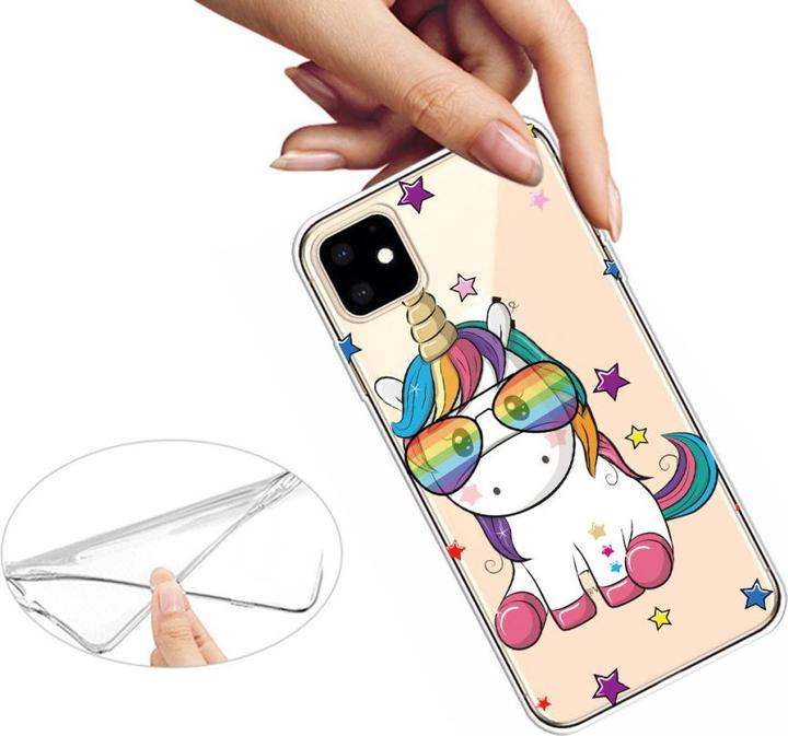 Actual product image Ueli Express iPhone 11 Super Slim rubber case cool unicorn (Apple iPhone 11)
