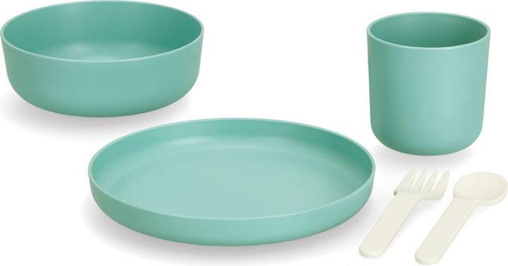 Produktbild Zeller Present Kinder-Geschirr-Set, 5-tlg., Kunststoff, salbei