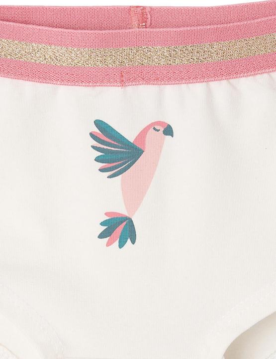 Produktbild Vertbaudet Bio-Kollektion: 5er-Pack Mädchen Shortys mit Dschungelprint (92)