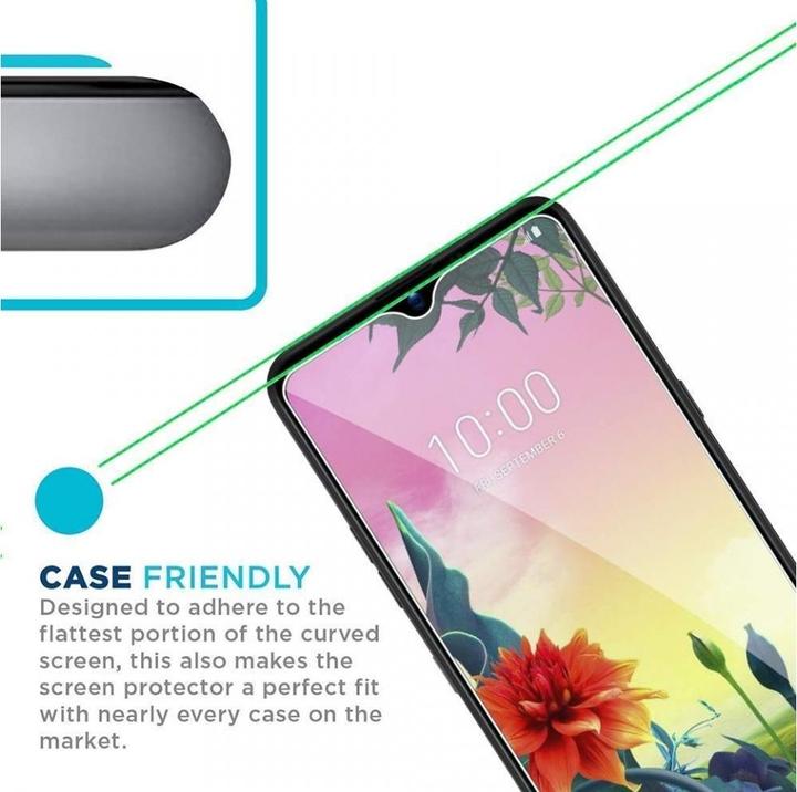 Actual product image Screenguard LG K50S bulletproof glass protective film Case Friendly Design (1 Piece, K50s)