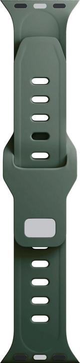 Produktbild 3MK Silicone Watch Strap Ciemnozielony/ Dark Green dla Apple Watch 42/44/45/49mm (Silikon, Edelstahl)