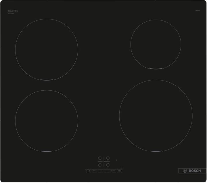Actual product image zz_ArchivedbyPCD_Bosch Bosch Series 4 PUE611BB5J Cooktop Black Built-in 59.2 cm Induction hob 4 Cooker(
