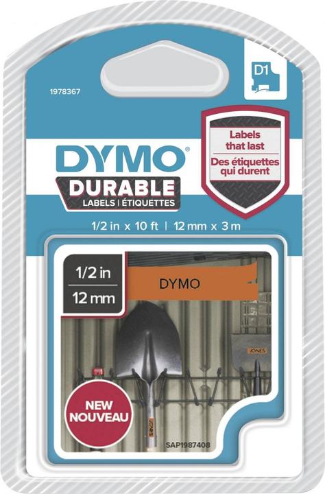 Produktbild Dymo D1 Hochleistungsbänder (1.20 cm, Orange)