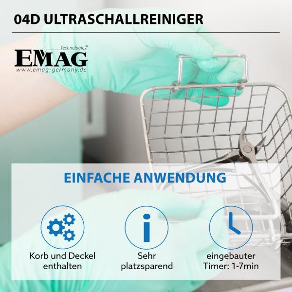 Actual product image Emag Ultraschallreiniger (42 kHz, 600 ml)