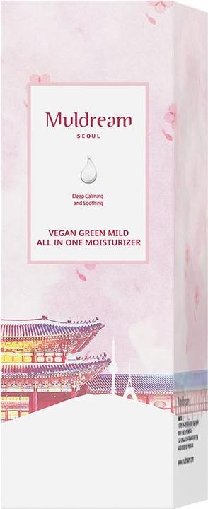 Image du produit Muldream vegan green mild tout en un hydratant (110 ml, Crème 24h)