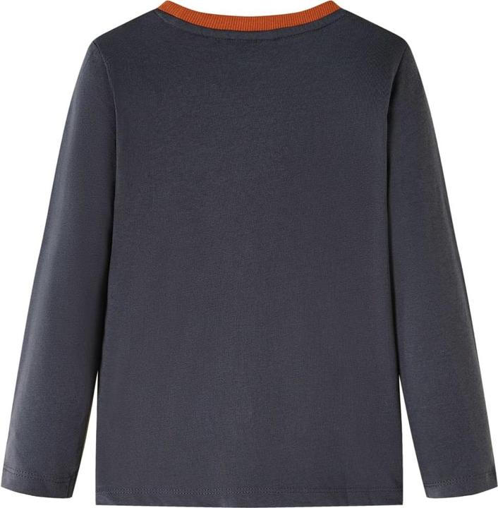 Immagine prodotto VidaXL Camicia a maniche lunghe per bambini Antracite 104,Materiale: 100 (104)