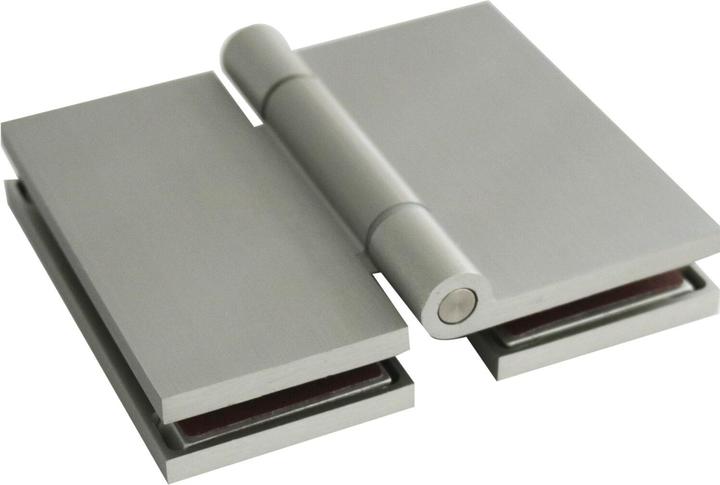 Produktbild Sentiotec Saunaglastürband DH-GG-A Edelstahl, eckig, Glas - Glas