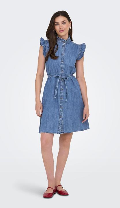 Produktbild Only Onlshania S/L Frill Dnm Dress Akm (XS)