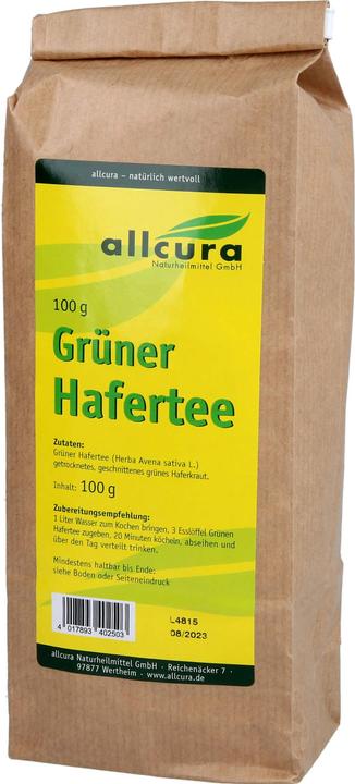 Produktbild Allcura Grüner Hafertee, 100 g Tee (100 g)