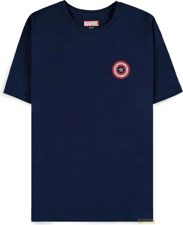Immagine prodotto Difuzed Captain America - T-shirt a maniche corte da uomo Captain Loose fit - L (L)