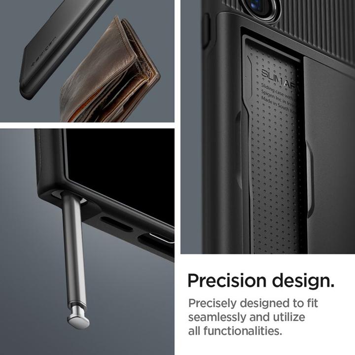 Produktbild Spigen Slim Armor CS S928 czarny/black ACS07306 (Samsung Galaxy S24 Ultra)
