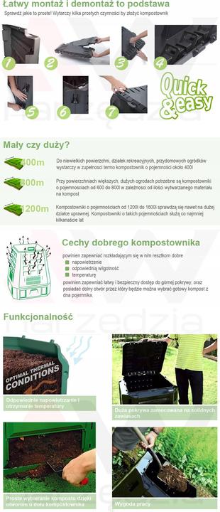 Produktbild Prosperplast Compost box 850l (850 l)