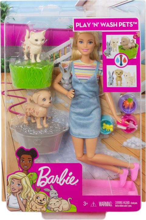 Image du produit Barbie Poupée Play 'N' Wash (blonde)