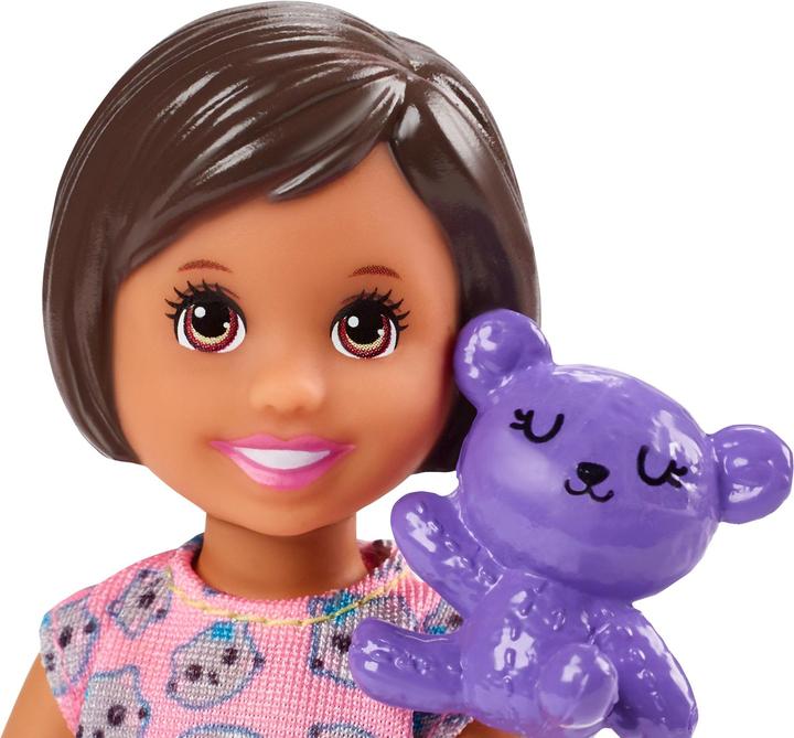 Image du produit Barbie Jeu d'éveil Skipper Babysitters Inc. avec poupée, tente et sac de couchage