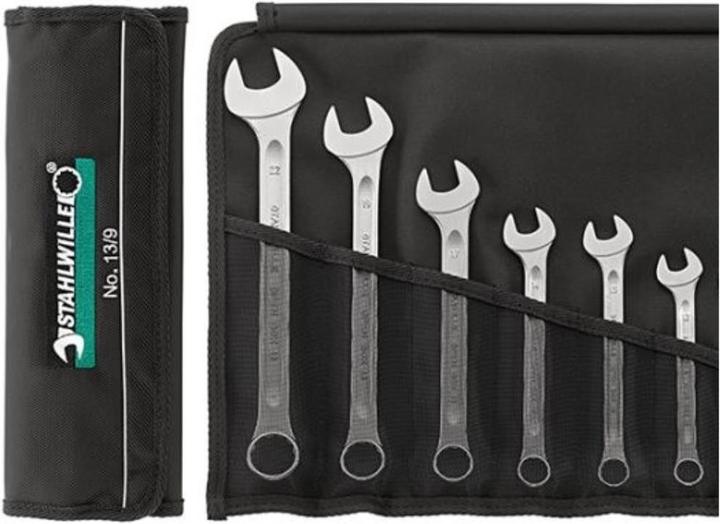 Stahlwille 7-tlg Ring-Maulschlüssel Satz OPEN-BOX (19 mm, 10 mm, 7 mm, 17 mm, 8 mm, 13 mm)