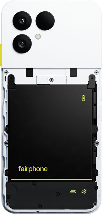 Produktbild Fairphone (Gen. 6) (256 GB, Cloud White, 6.31", Dual SIM, 50 Mpx, 5G)
