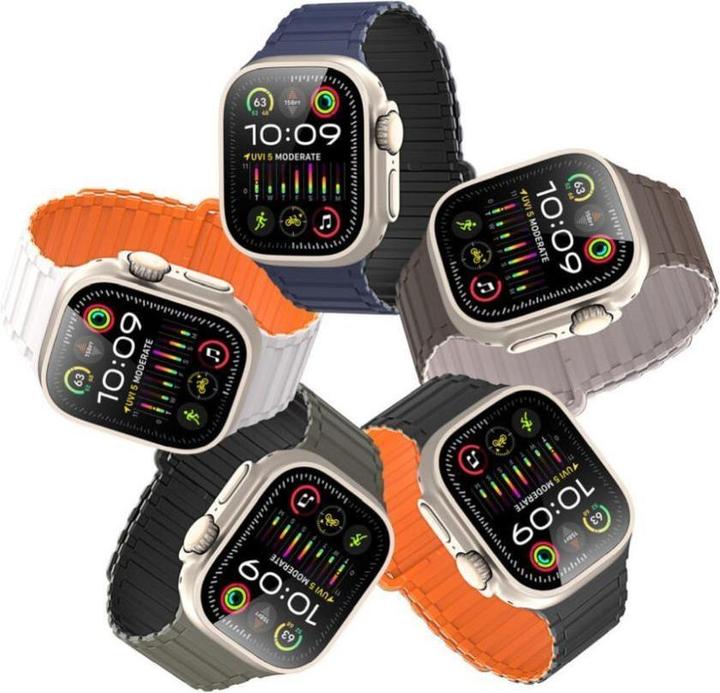 Image du produit Dux Ducis KJ Bracelet (42 mm, 45 mm, 44 mm, 49 mm, Silicone, Aimant)