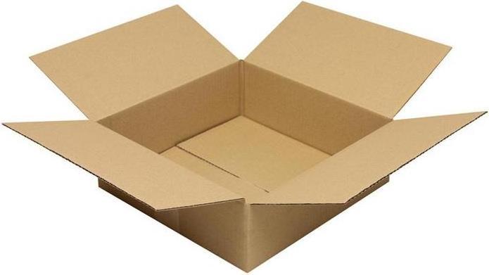 Transpak Faltkarton 1-wellig Höhenrillung Masse 300x300x100mm Qualität 1.20 B braun braun (25 x)