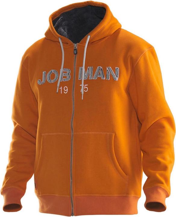 Jobman Hoodie mit durchgehendem Reissverschluss Gepolstert