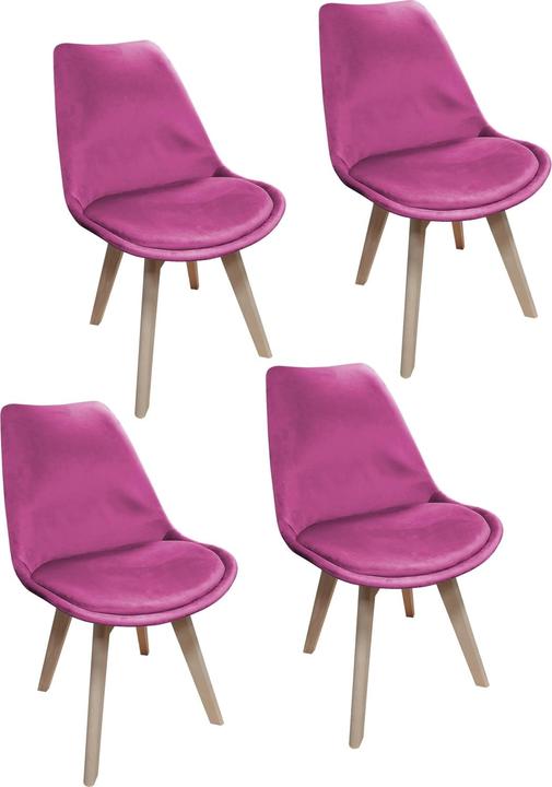 HTI-Living Stuhl Atlanta Velvet Pink