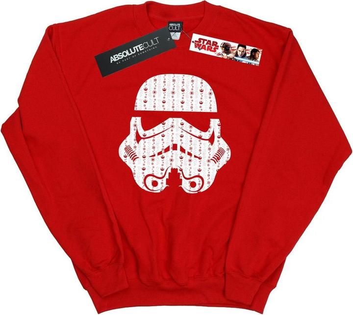 Star Wars Christmas Stormtrooper Helmet Sweatshirt (M)