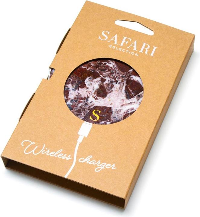 Actual product image Safari Selection Charging station CIRCLE MARBLE bordeaux (10 W)