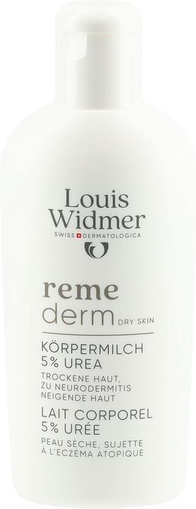 Louis Widmer Remederm Körpermilch 5% Urea (Body milk, 200 ml)