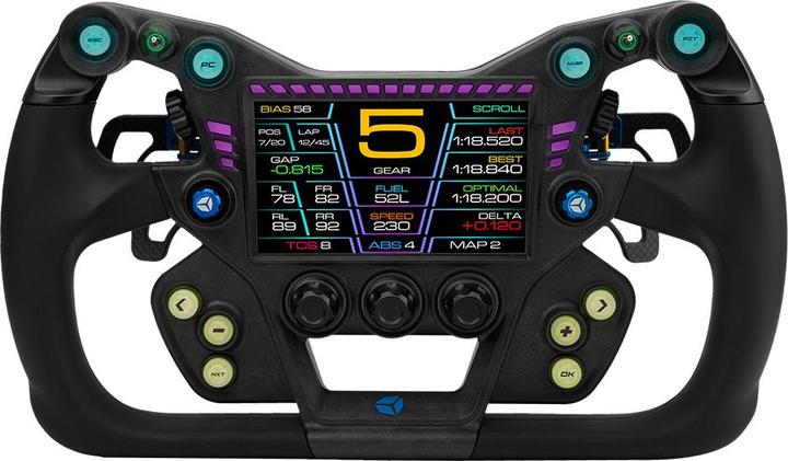 Immagine prodotto Cube Controls Volante GTX2, nero/blu - impugnatura 30 cm