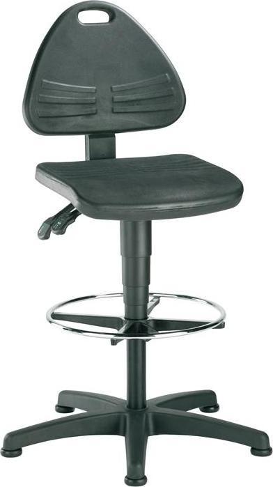 Bimos Industrial swivel chair, upholstered with PU foam