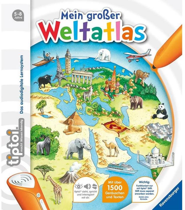 tiptoi Mein grosser Weltatlas (Deutsch, Inka Friese, Constanze Schargan, 2013)