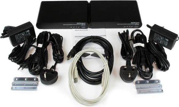 Produktbild StarTech USB HDMI über Cat5e / 6 KVM Konsolen Extender mit 1080p unkomprimiertem Video - 100m - Cat5e Cat...